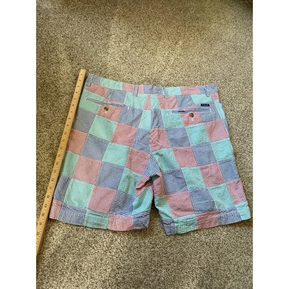 Men’s size 40 Patchwork Chaps Shorts - Picture 3 of 5